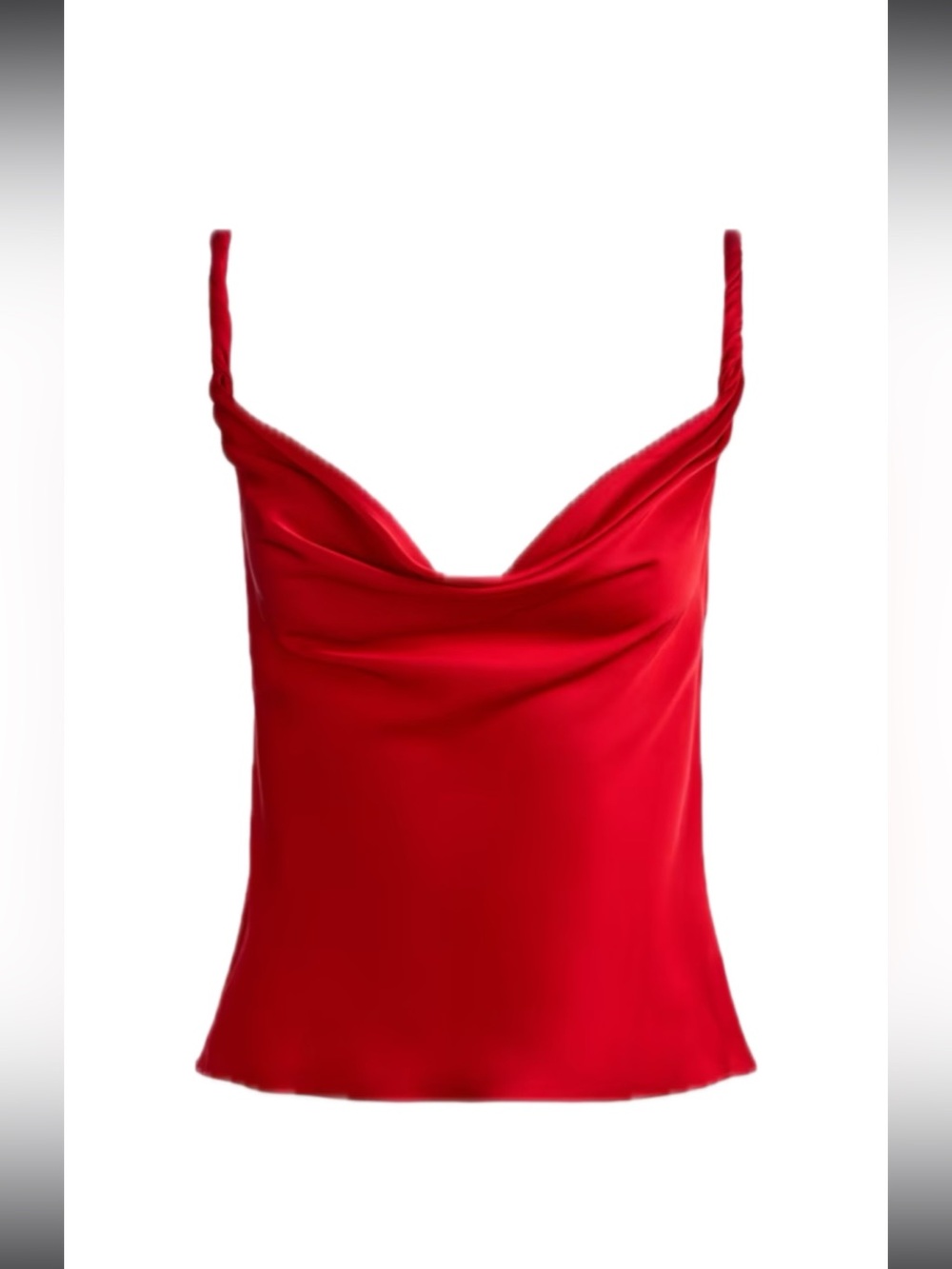 Alice + Olivia Monique Twist Strap Cowlneck Tank, sz M ~ NWT!!